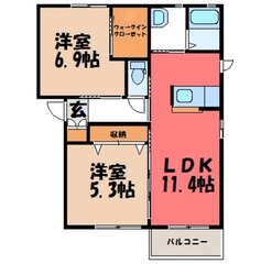 下館駅 徒歩12分 1階の物件間取画像